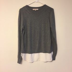 LOFT Mixed Media Sweater